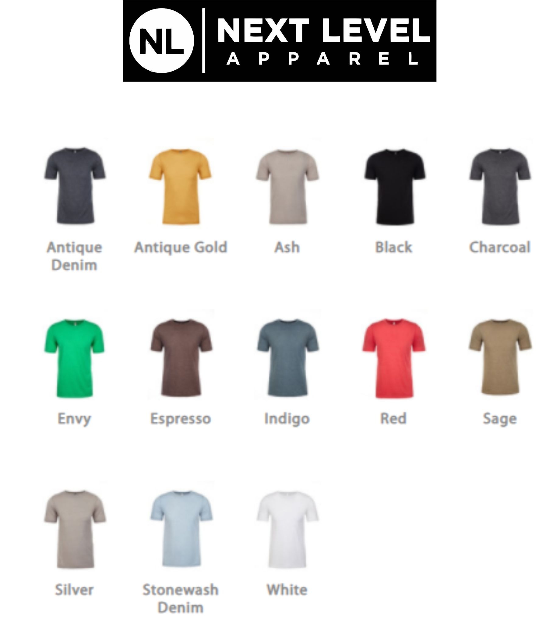 Next Level 3.7 OZ. 65/ 35 Polyester/ Cotton Men's T-Shirt